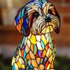 XWNGDAFEVF 3D Lampada da tavolo Carino Nuovo serie cani Decorazione della casa Resina Piano da tavolo USB Luce notturna Compagnia fedele Illuminazione, Maltese