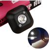 Jadeshay Mini Luce Notturna a LED Sensore di Movimento a infrarossi Senza Fili Luce Notturna Lampada da Armadio per Guardaroba alimentata a Batteria(Nero)