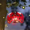 Generic Luci da Appendere a Forma di Coccinella Solari, Luci LED Impermeabili da Giardino per Esterni, Decorazione per Viale del Cortile, Balcone, Retro Casa