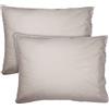 MATT & ROSE Federe 50 x 70 cm Set di 2 federe in cotone lavato | 100% cotone lavato | Colore lino | Oeko-TEX