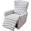 WWQQKJ 4-Pezzi Copripoltrona Relax Reclinabile Universale, Moderna Fodere Copripoltrona Reclinabile 1 Posto Elasticizzato Lavabile Rimovibile,Copertura per Poltrona Reclinabile(Color 10)
