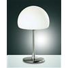 Fabas Luce Gaia 3569-30-178 - Lampada da tavolo a LED, nichel