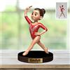 XIAO.Z Sport personalizzato ginnastica giocatore foto cartone animato stile desktop scultura, personalizzato ginnastica amante divertente immagine quadro ritratto cartone animato segno regalo di targa