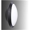 Green Applique per esterni Fumagalli Maddi E27 nero diffusore opal