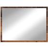 Vicco Specchio bagno Kiko, Rovere rustico, 45 x 60 cm, per montaggio a parete, abbinabile ai mobili da bagno Kiko