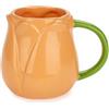Balvi Mug Tulip Colore Arancio Tazza a Forma di Fiore di Tulipano Ceramica 400 ml