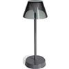 WD Lifestyle LAMPADA DA TAVOLO PORTATILE RICARICABILE COLOR GRIGIO H34CM WD LIFESTYLE