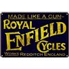 EpochSign Royal Enfield Cycles England Vintage Retro Tin Signsign 20,3 x 30,5 cm