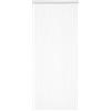 Relaxdays 1x Tenda a Fili Bianca, Accorciabile, con Passanti, per Porte e Finestre, 90x245, Bianca