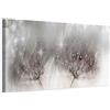 murando Quadro Soffione Fiori 120x40 cm 1 Pezzo - Stampa su Tela Strutturata XXL Grande - Quadri Moderni Soggiorno Grandi - Stampe da Parete Murale Arte Moderno Pittura - Design Fiori b-C-0201-b-d
