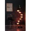 Generic Lampada a stelo turco a 7 bulbs oriental floor lamp mosaico multicolore