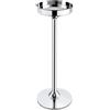 VIRSUS Supporto per Secchiello Ghiaccio in Acciaio Inox, Alto 74 cm, Base Stabile, Supporto per Bottiglie Vino, Champagne per Feste ed Eventi -1011