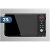 Cecotec Forno a Microonde digitale Grandheat 2350 Steelblack integrato. 900W, integrabile, 23 litri, griglia, 9 funzioni preconfigurate, avvio rapido, timer