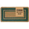 Tomaino - Zerbino Ingresso Esterno Cocco - Tappeto in Fibra di Cocco Naturale Antiscivolo - Tappetino per Esterno Porta Ufficio, Negozio, Casa (Verde, 50x90)
