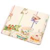 TECNOCUCI Tovaglia Cotone 18 posti, 140x360cm, Realizzata in Italia, Colore Bianco, Fantasia Cups