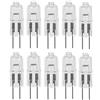 JZLBBC Lampadina Alogena G4 12V 10W Lampadine Alogene G4 Dimmerabile Bianco Caldo Per Cappa Da Cucina, Lampadario Di Cristallo, Illuminazione Paesaggistica,35 W,10Pc