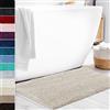 Floordirekt Tappetino da Bagno Sky Soft, Rettangolare e Rotondo, Extra soffice, Antiscivolo e ad Asciugatura Rapida, Disponibile in Diversi Colori e Dimensioni (60 x 100 cm, Crema)