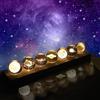 Les-Theresa Sfera di Cristallo 3D Luna, Lampada Sfera di Cristallo 3D Con Sistema Solare, Sistema Solare Con Base In Legno A Led, Regalo per Natale, Ringraziamento, Regalo Astronomico (01)