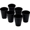 OMADA 6 Bicchieri in Plastica Rigida da 275 ml, Riutilizzabili e Impilabili | Set Bicchieri Acqua per Feste o Party, 8x H10 cm, In Plastica Resistente, Collezione Samba