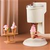Generic Macchina per gelato morbido per casa, bar, caffetteria - Macchina per gelato domestica, mini macchina automatica per servire frutta da 1 litro