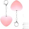 Ysaca Borsa a Tracolla con Luce a Sensore Touch, Luce per Borsa da Donna, Luci per Borsa Ricaricabili a LED a Forma di Cuore, Mini Lampada per Portafoglio a Sensore Touch per Borse, Tote (Rosa 2PCS)