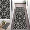 ZUZEKU Tappeto astratto per corridoio, cucina, lavabile, antiscivolo, vintage, lungo 90 x 150 cm, per corridoio, soggiorno, camera da letto, venduto al metro, personalizzabile