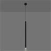 Generic Lampada a Sospensione Moderna, Lampadario a LED, Sala riunioni Nera Lampada a Sospensione Creativa Camera da Letto Ristorante Lampada a Sospensione Lampada a Sospensione a Tubo Lu