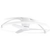 Mantra Iluminación. Ventilatore e plafoniera da soffitto da 105 cm di diametro in colore bianco, fonte di luce LED 75 W 2700 K-5000 K 7200 lm Ventilatore 35 W
