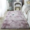 Hearda Tappeto Salotto Pelo Lungo Shaggy, Tappeto Peloso per Camera da Letto Morbido e Soffice Tie Dye Tappetino Peloso Pelo Lungo Moderno con Fondo Antiscivolo (Viola B,120x160cm)