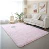 Hearda Tappeto Salotto Pelo Lungo Shaggy, Tappeto Peloso per Camera da Letto Morbido e Soffice Tie Dye Tappetino Peloso Pelo Lungo Moderno con Fondo Antiscivolo (Rosa chiaro C,120x180cm)