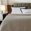 fashion home Pagano Trapuntino copriletto Trapuntato - trapuntino pimaverile Estivo - Microfibra anallergica Leggero Mezza Stagione Matrimoniale Tinta Unita Linea Oro Fango MATRIMONIALE