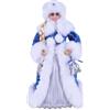 Nishiyuenyi Statua di Bambola di Natale Fanciulla di Neve, Statuina Da Giardino