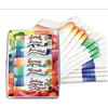 Corredocasa Set di 7 Strofinacci Spigati in Cotone 100% con Giorni della Settimana Ricamati, Misura 50x70 cm, Eleganti e Assorbenti, Ideali per Cucina, Alta qualità e Versatilità per Ogni Giorno