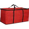 Totò Piccinni Borsa per Albero di Natale e Decorazioni Natalizie, Resistente e Impermeabile (Grande 92x44x47cm. Per Alberi fino a 240 cm)