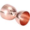 Agatige 30/60ml Cocktail Measuring Cup, Doppio Acciaio Inox Dosatore Cocktail Tazza Di Misurazione Shot Jigger Misurino Cocktail Jigger Cocktail per Bar, Alberghi, Caffetterie, Famiglie (Oro Rosa)