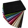 casa pura - Tappetino da bagno morbido a pelo lungo - Sky Soft - antiscivolo, disponibile in diverse misure e set combinabile, certificato Öko-Tex 100, Microfibra, Deep Black/Schwarz, 50 x 80 cm