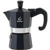 FOREVER Caffettiera Moka Alluminio, Miss Moka Prestige 'Noblesse', Caffettiera Moka per Casa, Caffettiera Portatile per Viaggio, inclusa Guarnizione in Silicone (1 Tazza)