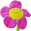 Justkeji, Bouquet di Fiori Artificiali Imbottito, Girasole in Peluche con Steli Pieghevoli, Fiore Imbottito per Decorazione Domestica per Matrimonio, Festa, Compleanno, Natale (66 cm, Viola)