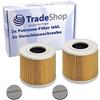 Trade-Shop 2 filtri per aspirapolvere, con vite di chiusura per Kärcher 6.414-789 6.414-789.0 NT 27/1 ME Professional NT 48/1 TE Professional