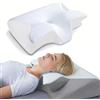 Generico Orthosleep recensioni，cuscino ortopedico ergonomico per apnea del sonno，cuscino orthosleep-Adatto a Fianco/Schiena/Stomaco(White)
