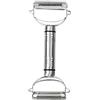 BerniGroup Speedy Peeler Pelapatate Pela Sbuccia Affetta Grattugia Decora Acciaio Inox doppia testa 4 lame