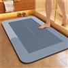 Aoojlo Tappeto Bagno, Tappeti Bagno, Tappeto Ingresso Interno, Tappetino Bagno Pietra, Tappeto Bagno Assorbente Antiscivolo, Tappeto Doccia Ingresso, Tappetino Doccia, Tappetini Bagno, Blue 140x200cm