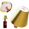 MAKA change your life quality MAKA Lampada per Bottiglia con Tappo in Sughero Luce Tavolo Scrivania senza Fili 3 Temperature Luce Calda Naturale Fredda 200 Lumen 7 Ore Autonomia Ricarica USB IP20 Luminosa Bar Ristorante (Oro)