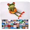 Sanilo Tappeto da bagno, grande scelta di belli tappeti per il bagno, di alta qualità, molto morbide, a seccaggio rapido, lavabile (Froggy, 70 x 110 cm)