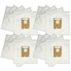 vhbw 20x sacchetto compatibile con Hoover TW 1790 Sprint aspirapolvere - 27,7cm x 27cm Bianco