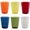 Memento synth Set 6 bicchieri acqua in plastica resistente agli urti 330 cc - Energia