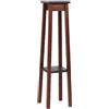 Liberoshopping Colonna in Legno Noce arredo casa Ingresso portavaso portatelefono h97 (97)