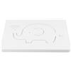 Todikaper Copertura decorativa per scatola dei fusibili da parete, per contatori elettrici, design a ribalta, pannelli in legno PP, 34 x 24 cm, bianco (D)