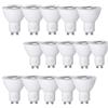 NUOXIN Confezione da 15 Lampadine a LED GU10 5W,Bianca Calda 3000K, 5W Equivalenti a 50 Watt Alogena GU10, Non-dimmerabile, 500 lumen,Angolo del Fascio 120°, AC 220-240 V