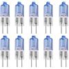 JZLBBC 10PC G4 50W 12V Lampada Alogena G4 20 Watt 12V Lampadine Alogene Bassa Tensione Lampadina Piccola Lampadina Piccola Bianco Caldo 50W